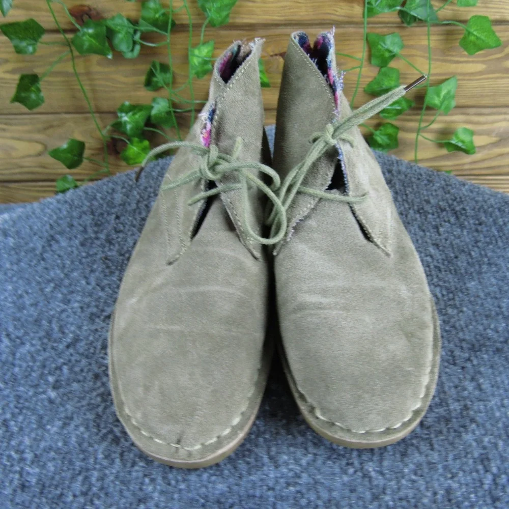 SoftMoc Jaycee SND Taupe Suede Desert Ankle Boots Lace Up Casual Comfort Women 8